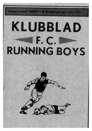 Clubblad Running Boys Mechelen 198309 198403