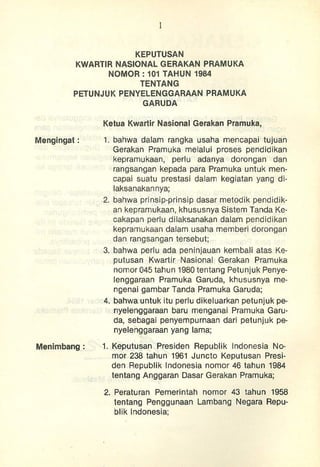 1984 101 Jukran Pramuka Garuda