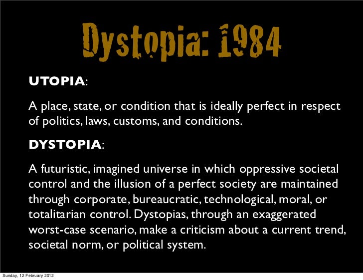 dystopia research paper thesis