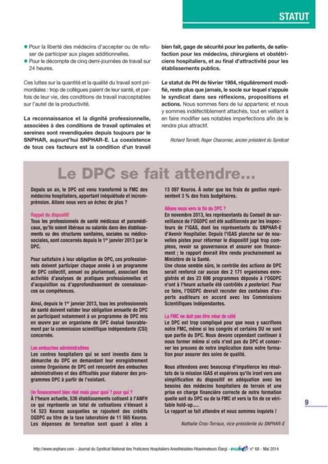 1984 14 Le Trentieme Anniversaire Du Statut De Ph Gage De La Dig