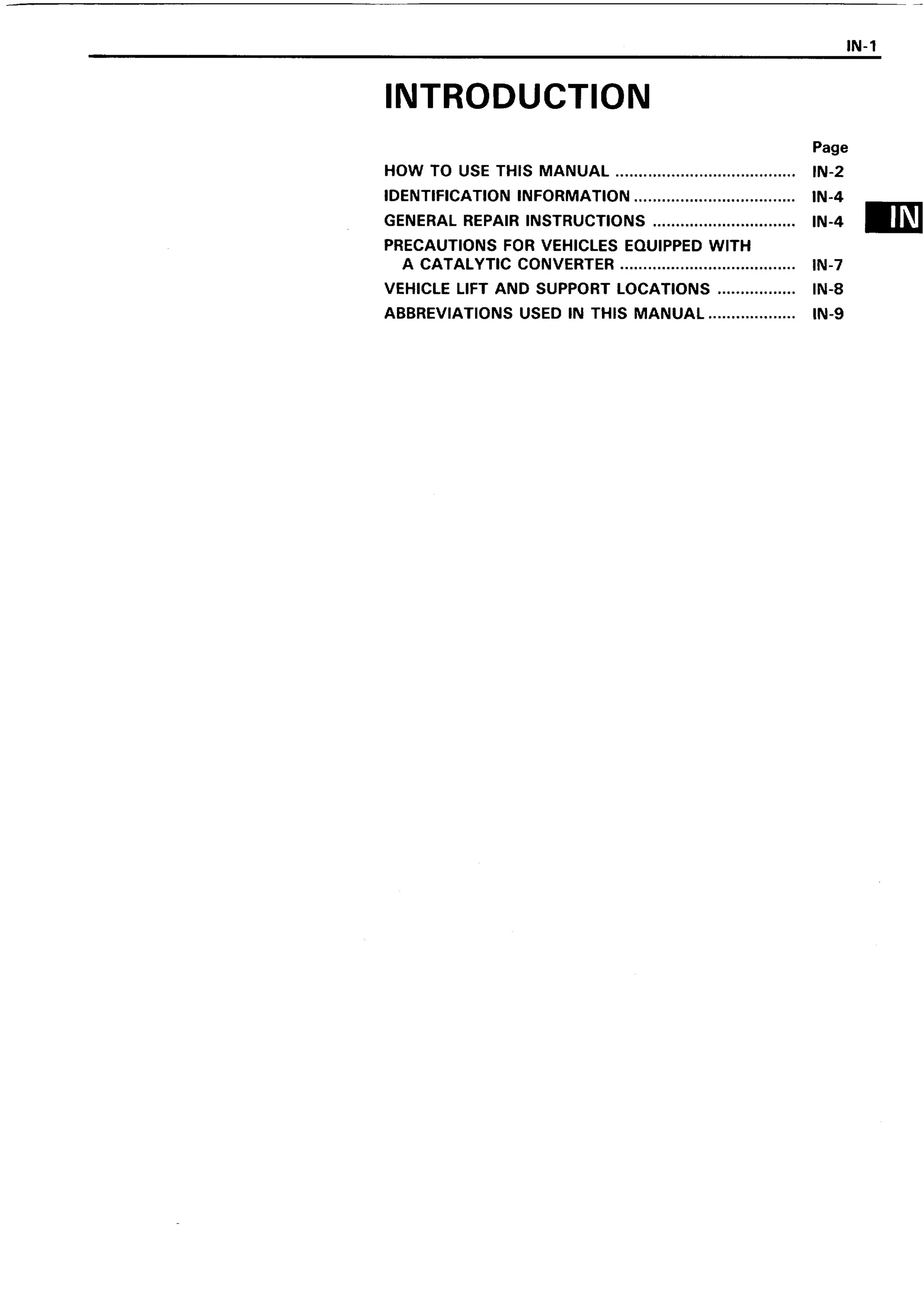 1998 TOYOTA 4RUNNER SERVICE MANUAL PDF visual data 6