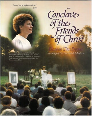 The Summit Lighthouse: 1986 conclave of the friends of christ album cover (front)