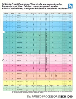 1986 sdr 1000 paired processor