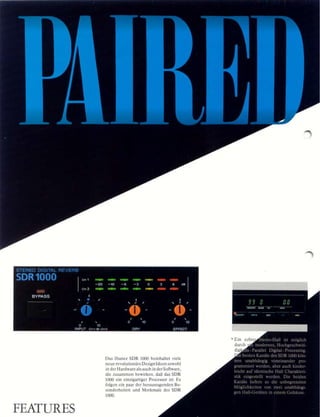 1986 sdr 1000 paired processor