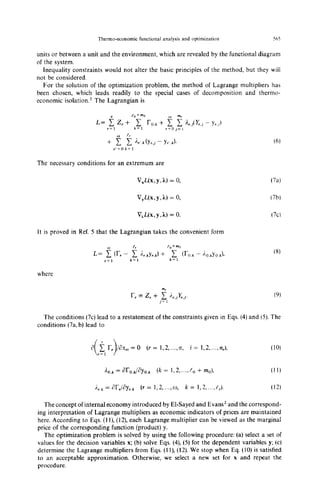 1987 . thermo economic functional analysis and optimization ...
