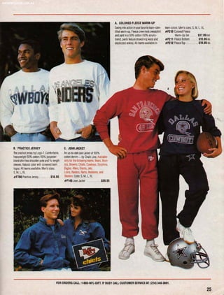 1987 NFL Pro Line Catalogue | PDF