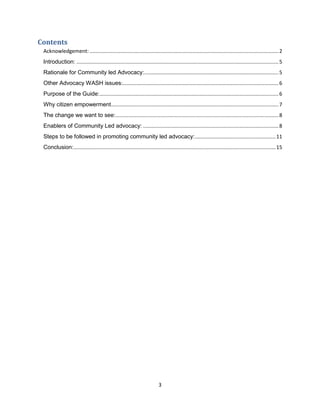 Community led Advocacy Guide | PDF