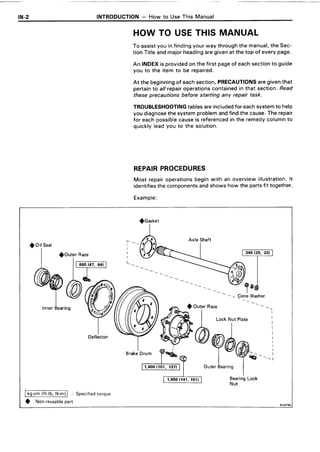 1988 TOYOTA PICKUP REPAIR MANUAL PDF visual data 3