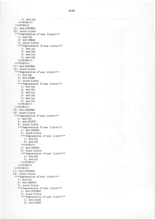 Programmes et objets informatiques (Prof. Ch. Rapin, Juillet 1989)