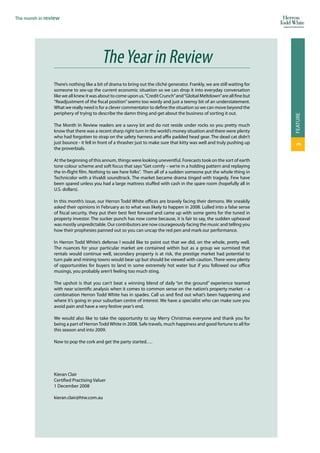 December 2008 Month In Review