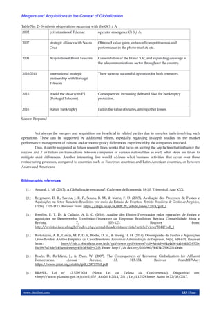 Mergers and Acquisitions in the Context of Globalization | PDF