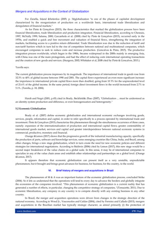 Mergers and Acquisitions in the Context of Globalization | PDF