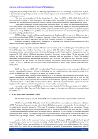 Mergers and Acquisitions in the Context of Globalization | PDF