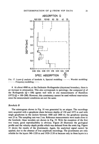 The determination of the seismic quality factor Q from VSP data--A ...