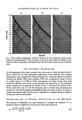 The determination of the seismic quality factor Q from VSP data--A ...