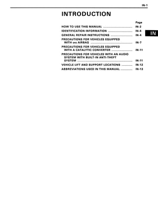 1987 TOYOTA MR2 REPAIR MANUAL PDF visual data 7