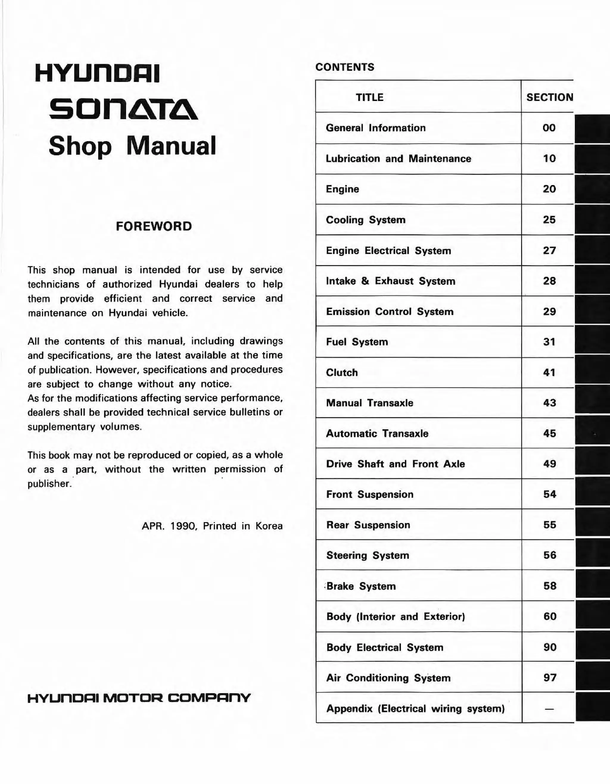 1992 Hyundai Sonata Service Repair Manual.pdf