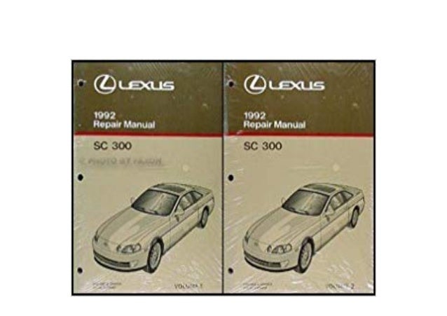 E-BOOK_TEXTBOOK LIBRARY 1992 Lexus SC 300 Repair Shop Manual Original…
