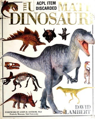 1993 - The Ultimate Dinosaur Book (ENG).PDF