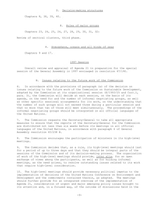 1993 1st report commission on sustainable development on its first ...