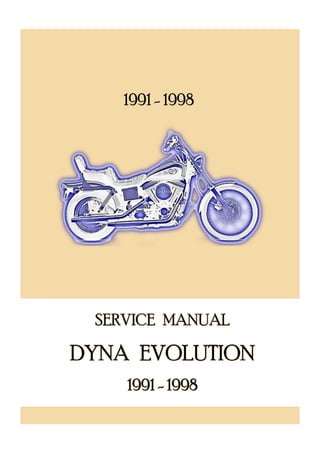 1993 harley davidson dyna glide service repair manual | PDF