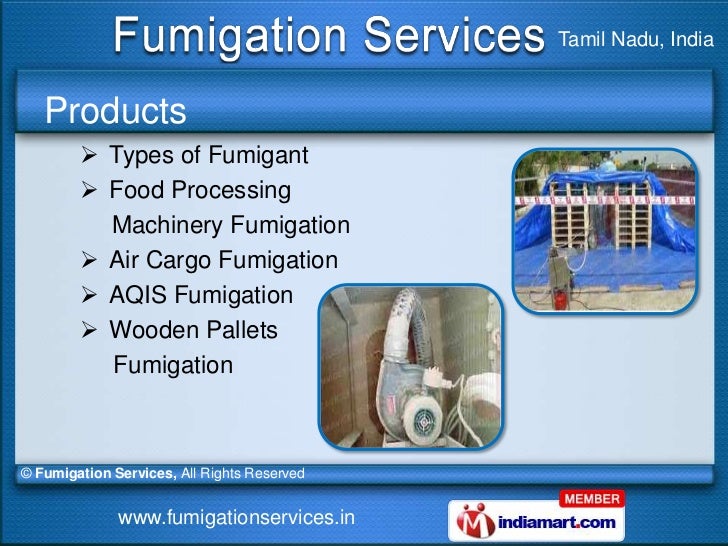 Fumigation by Fumigation Services Chennai