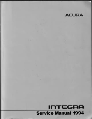 ACUrj|A
INTEGFIF|
Service Manual 1994
 