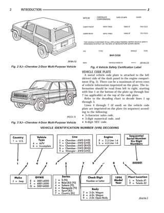 1994 jeep cherokee service repair manual | PDF