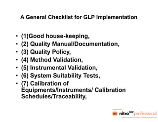 Glp Checklist.pdf 1995346145_Good Laboratory Practices.pdf
