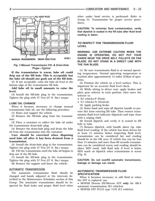 1995 jeep cherokee wrangle service repair manual | PDF