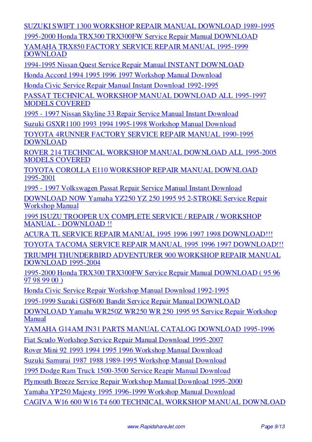 1993 honda accord repair manual