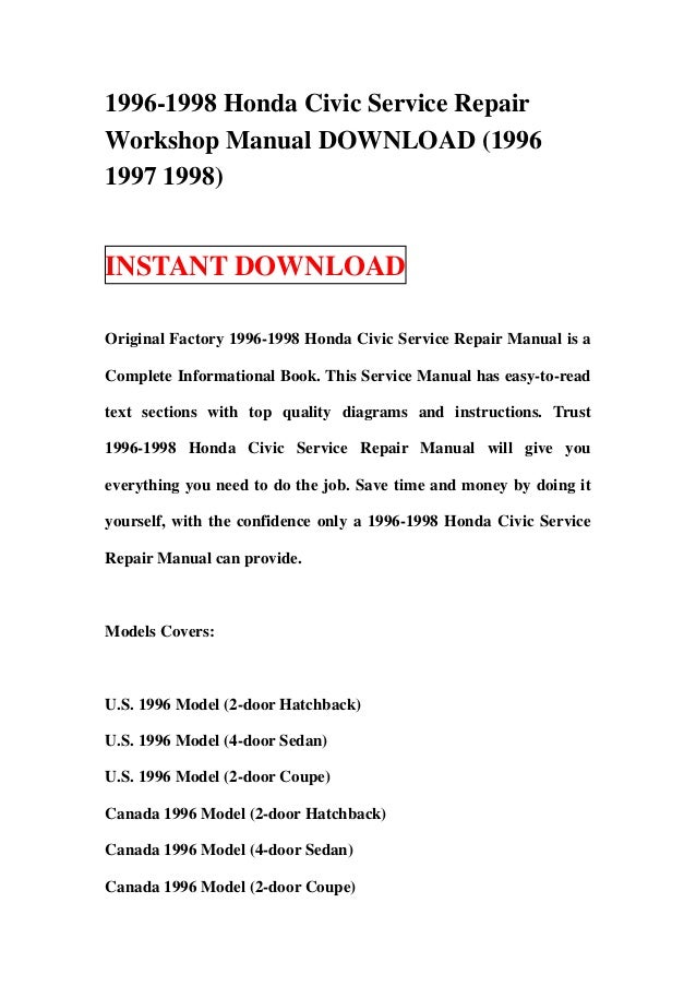 1997 honda accord owners manual