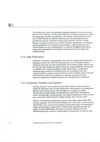 199605   white paper - the java language environment