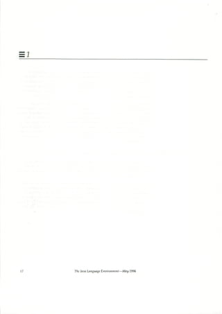 199605   white paper - the java language environment