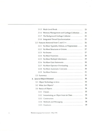 199605   white paper - the java language environment