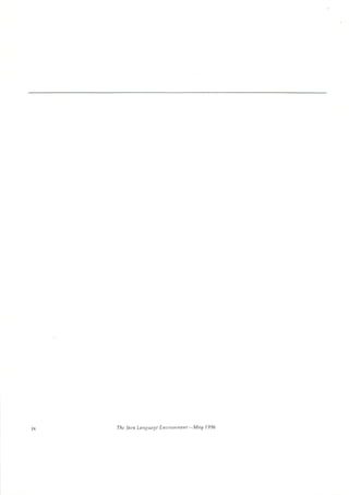 199605   white paper - the java language environment