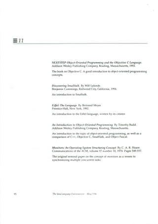 199605   white paper - the java language environment