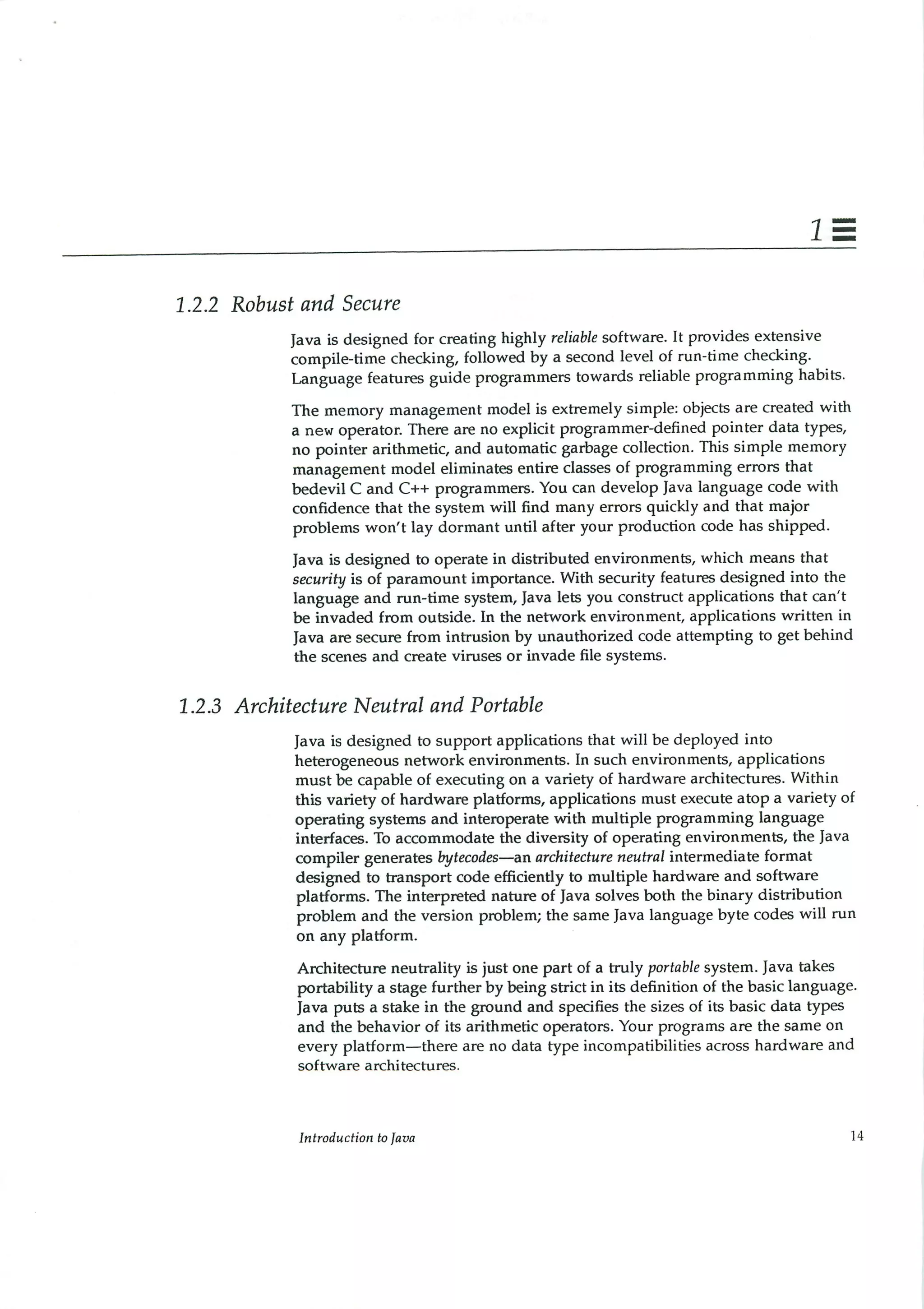 199605   white paper - the java language environment