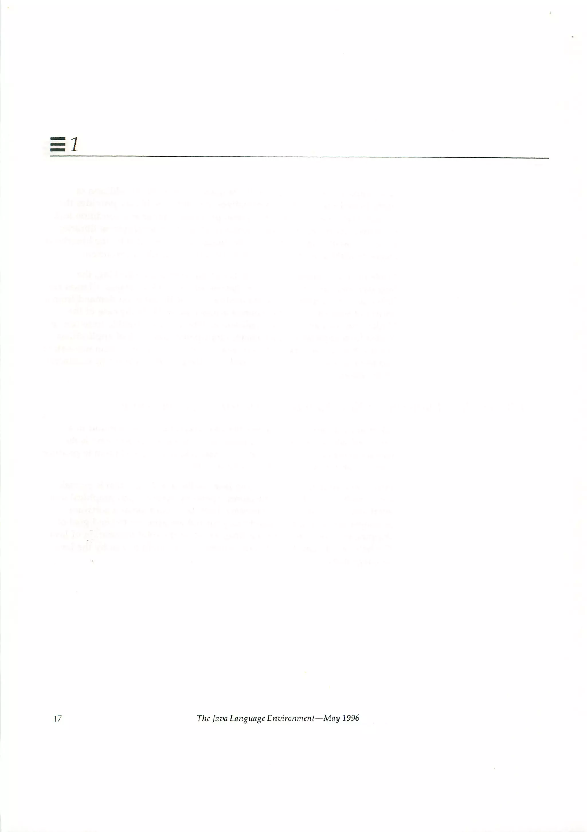 199605   white paper - the java language environment