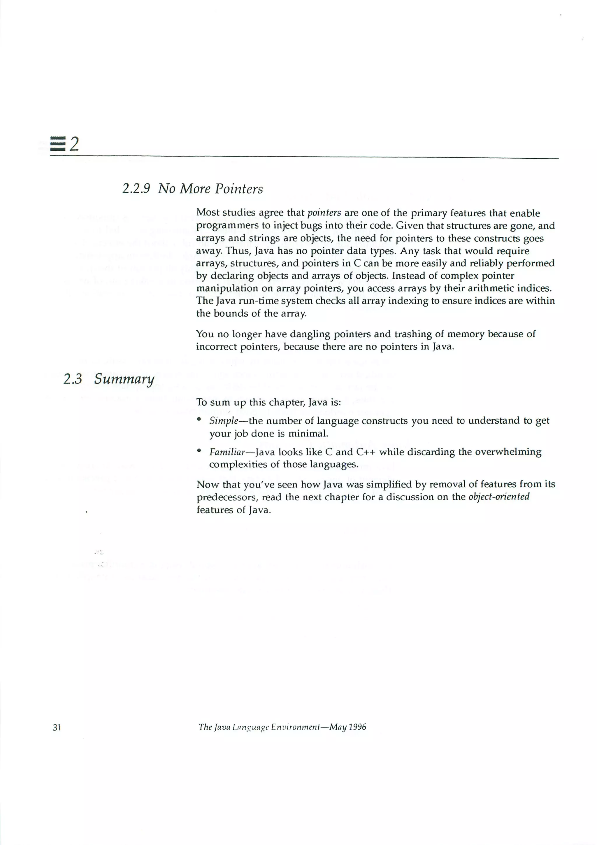 199605   white paper - the java language environment