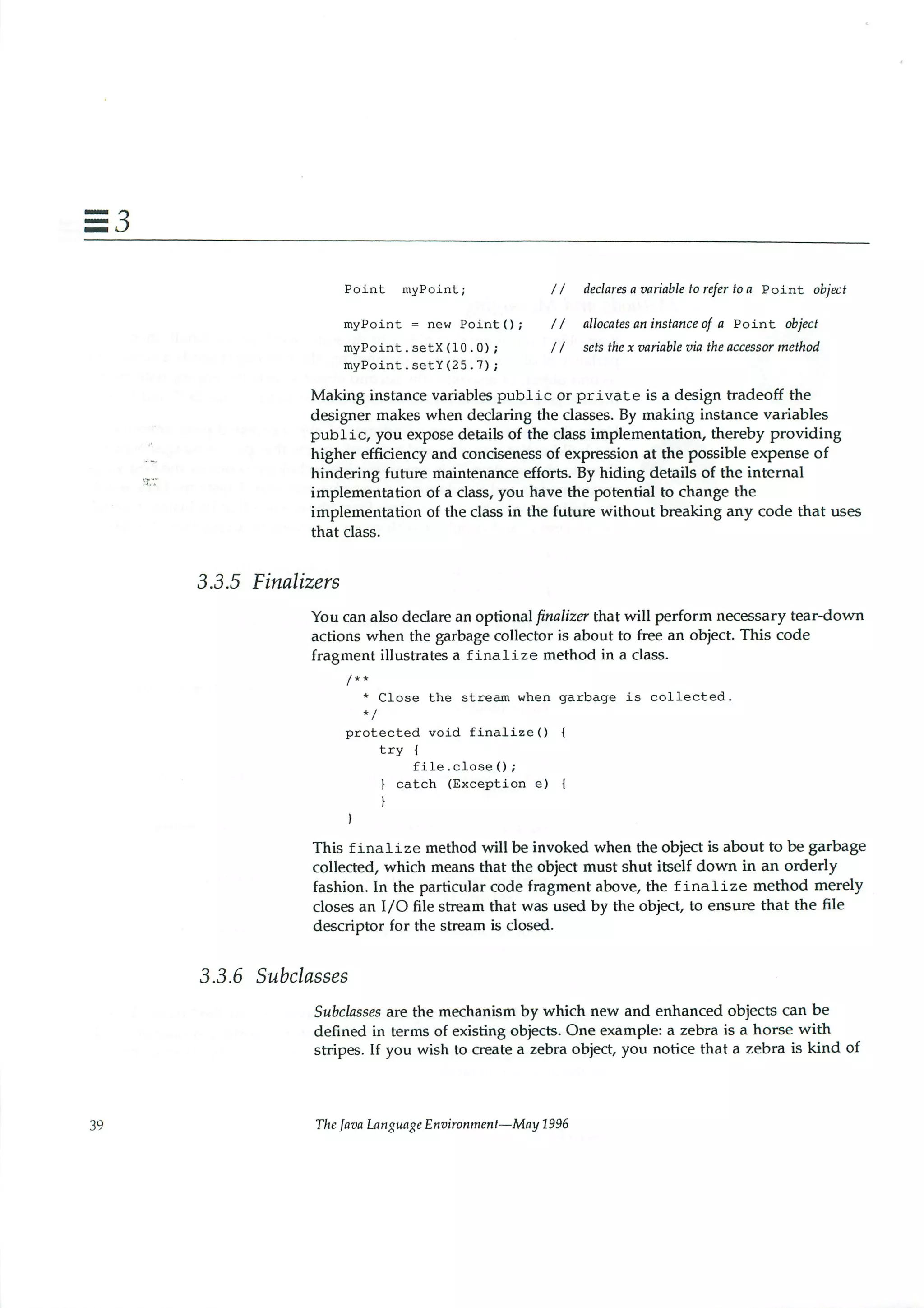 199605   white paper - the java language environment