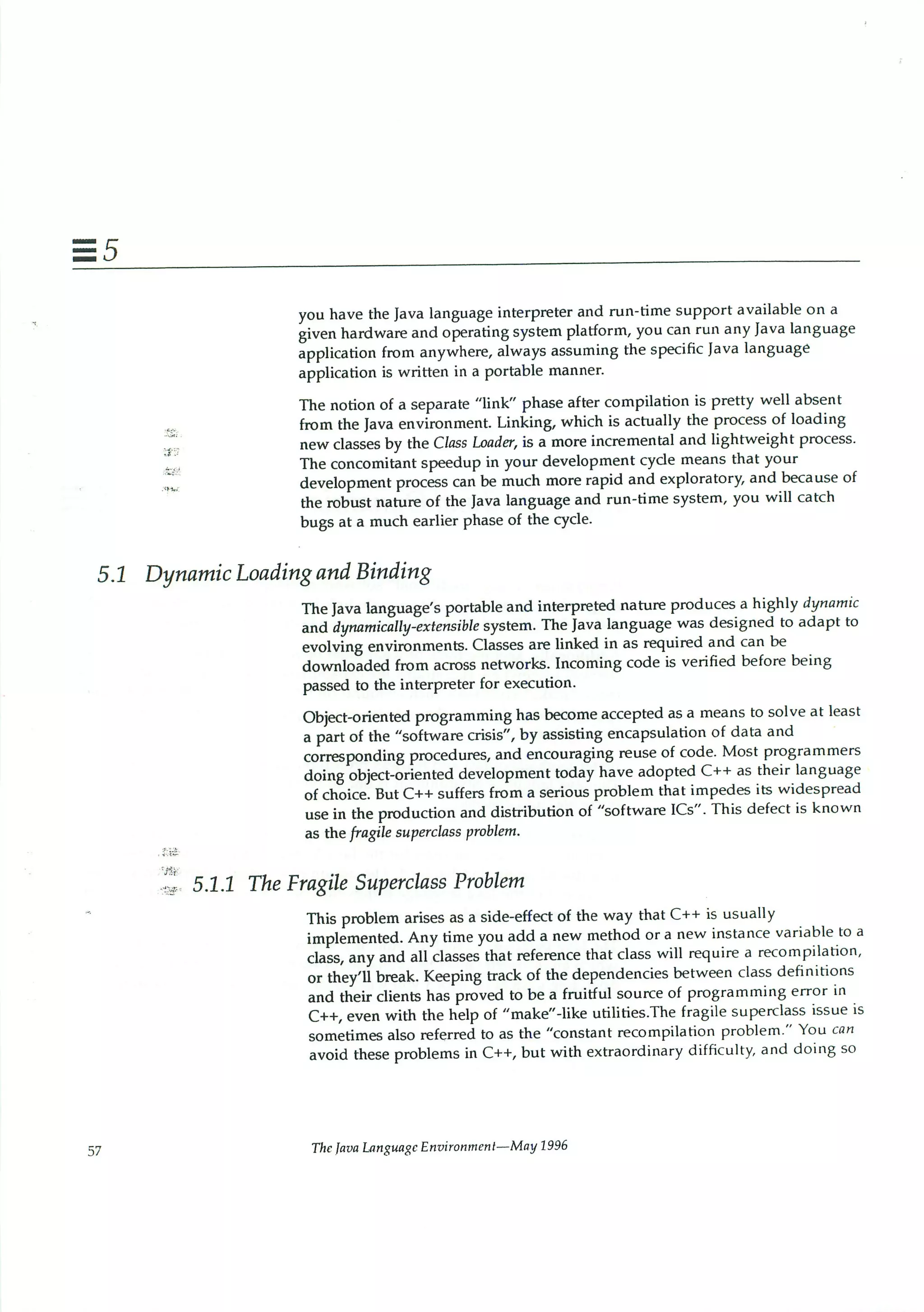 199605   white paper - the java language environment