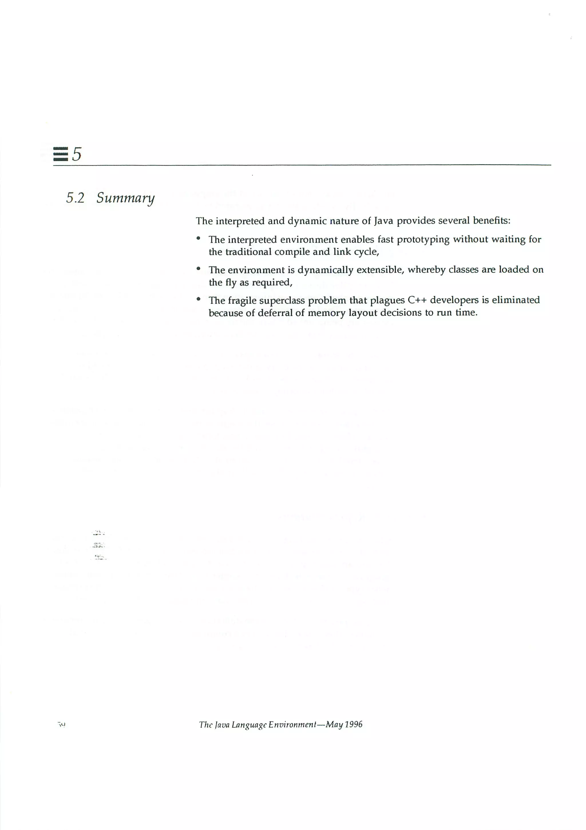199605   white paper - the java language environment