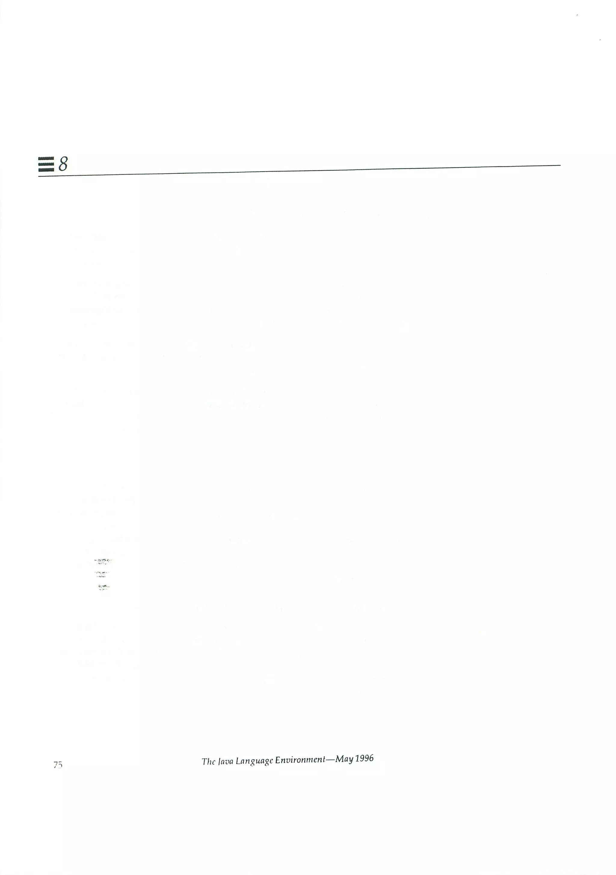 199605   white paper - the java language environment