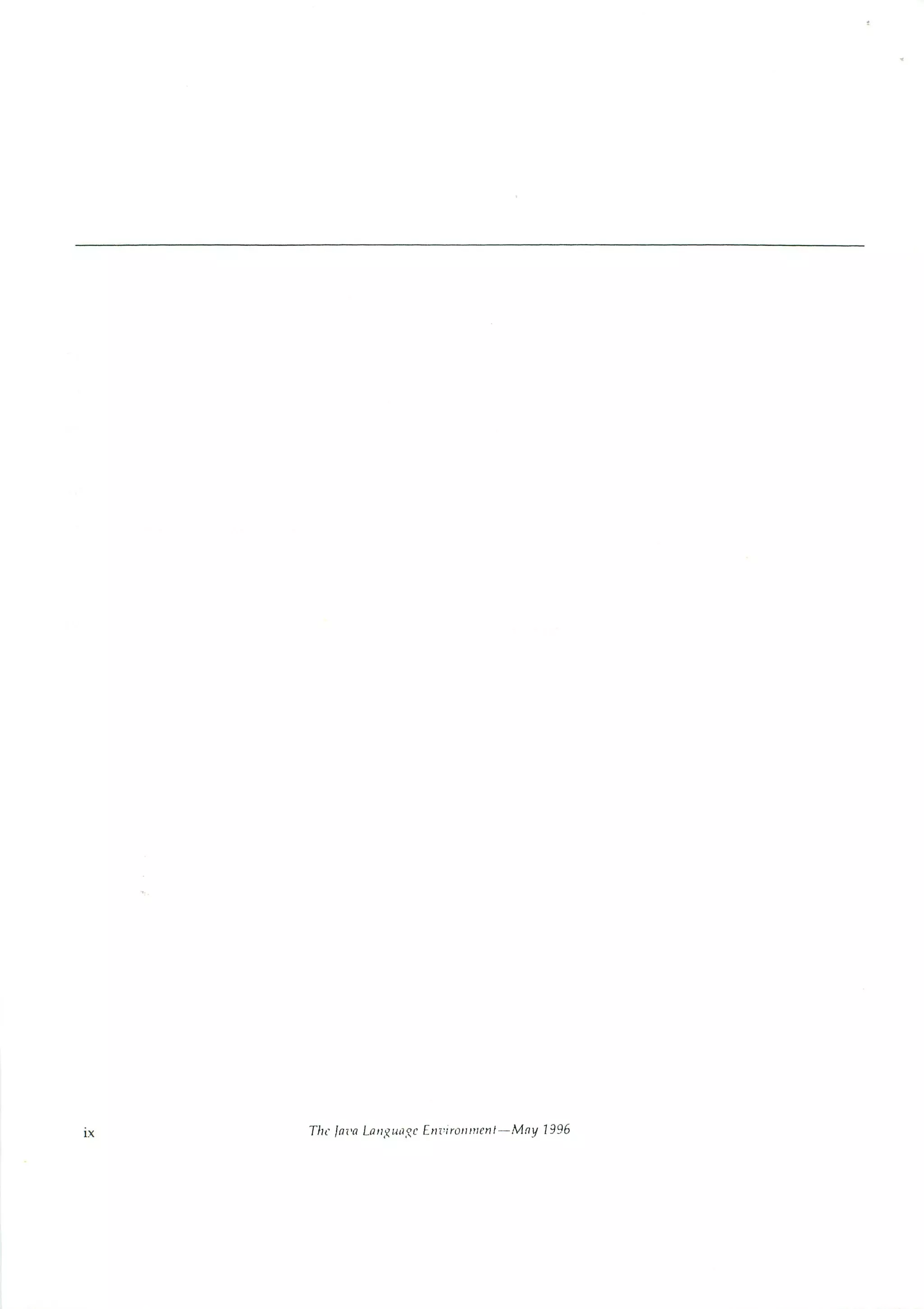 199605   white paper - the java language environment