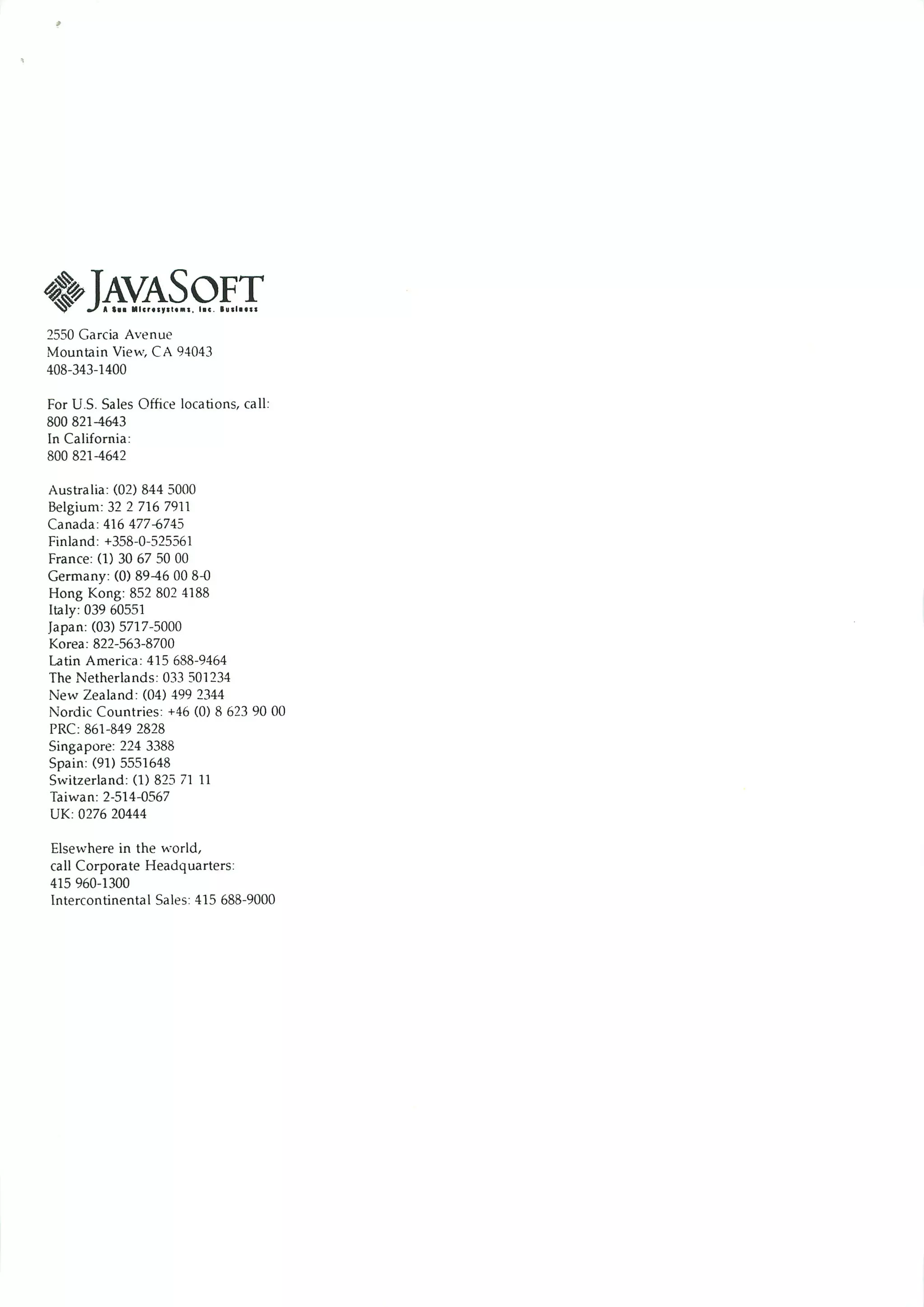 199605   white paper - the java language environment