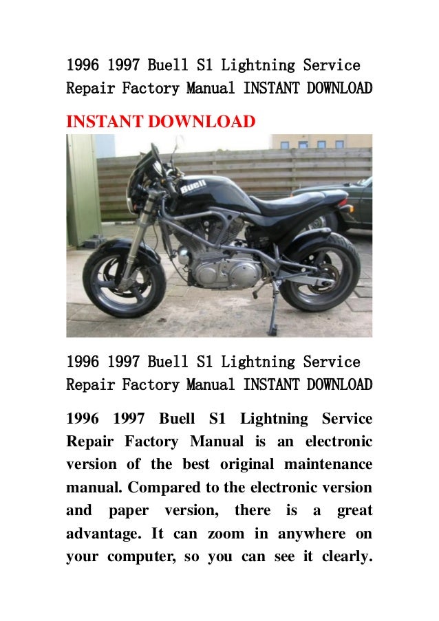 Buell s1 white lightning Buell s1 white lightning
