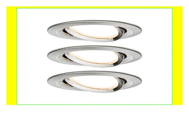 20 x 3W LED Einbaustrahler Deckenleuchte Einbauleuchte Spot Lampe Aluminium 230V