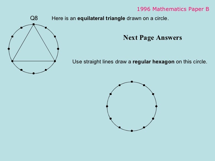 Interactive Voting - 1996 mathematics paper b