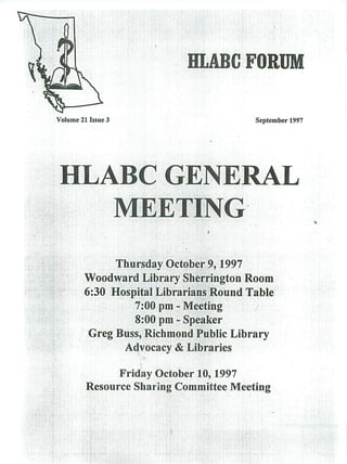 HLABC Forum: September 1997